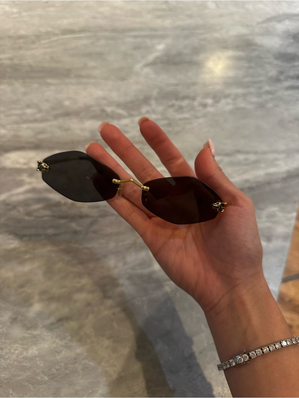 Cartier Black Gold Sungglasses